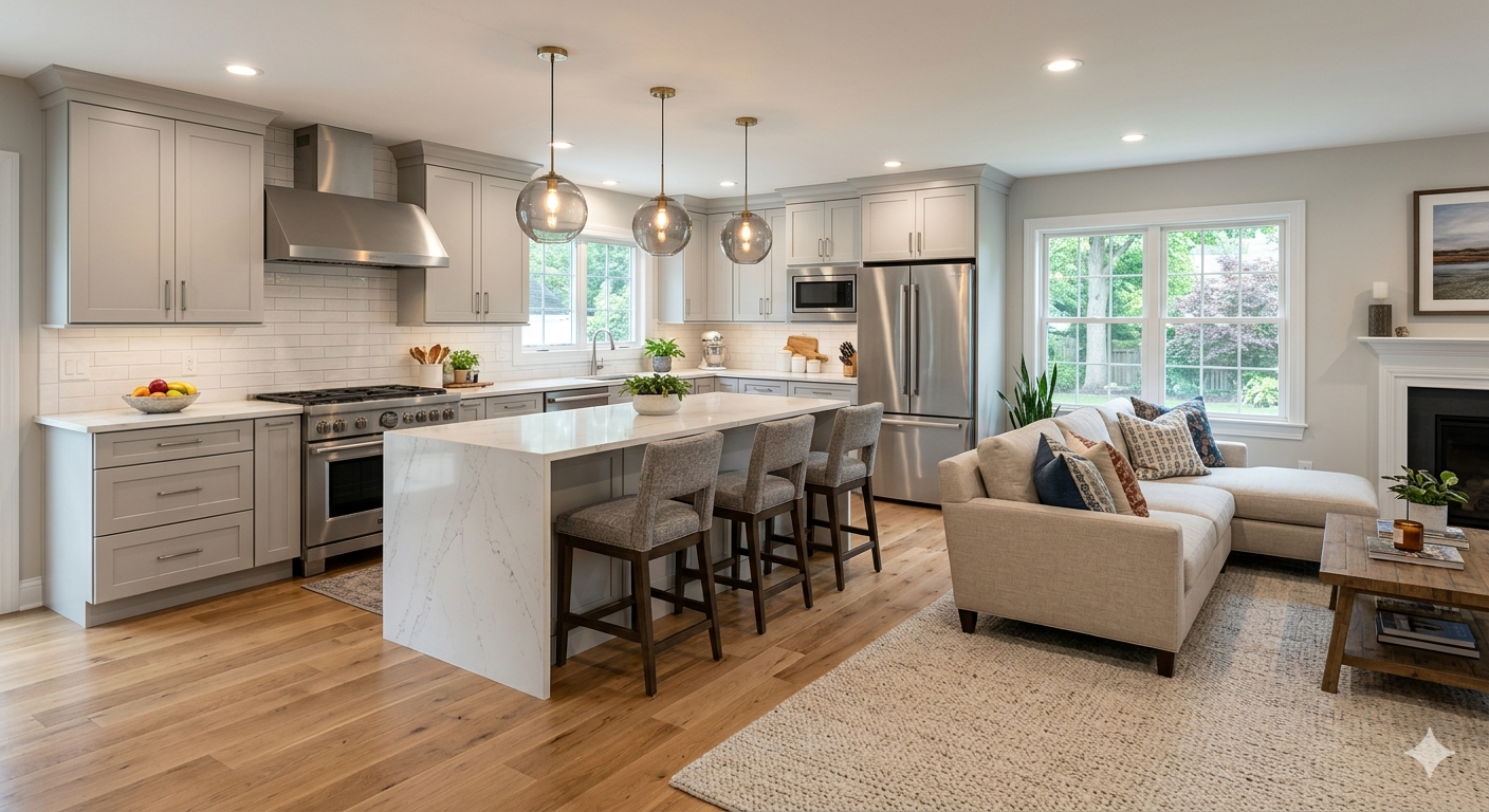 Home remodeling project in South Jersey